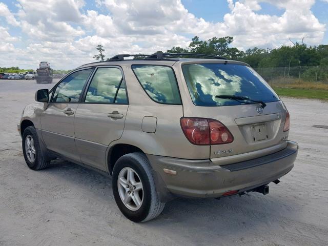 JT6GF10U9Y0049951 - 2000 LEXUS RX 300 GOLD photo 3