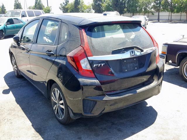 3HGGK5H88GM704262 - 2016 HONDA FIT EX BLACK photo 3