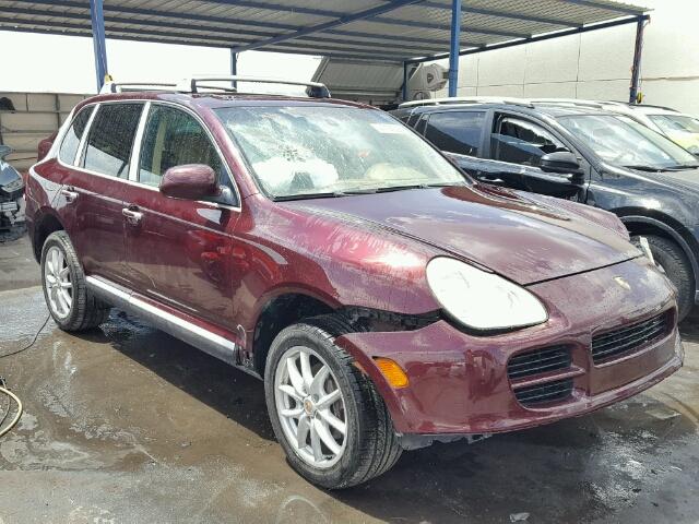 WP1AA29P44LA22597 - 2004 PORSCHE CAYENNE BURGUNDY photo 1