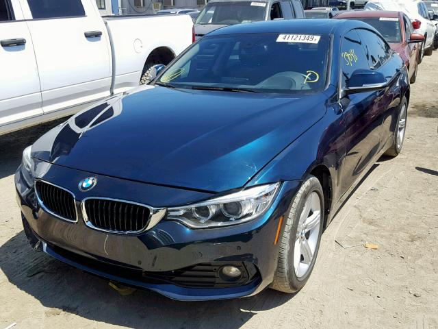 WBA4A7C57FD415944 - 2015 BMW 428 XI BLUE photo 2