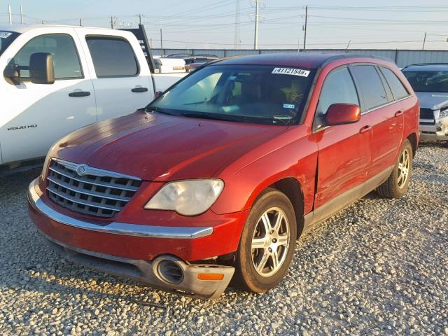 2A8GM68X17R249942 - 2007 CHRYSLER PACIFICA T RED photo 2