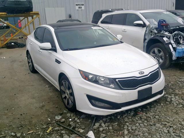 KNAGR4A62B5095498 - 2011 KIA OPTIMA SX WHITE photo 1