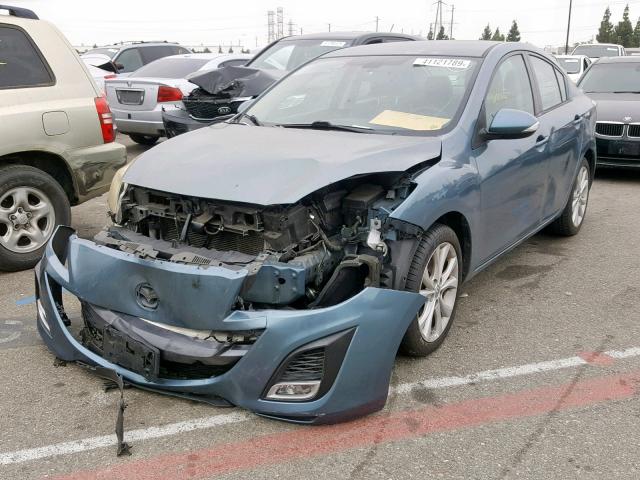 JM1BL1S65A1165335 - 2010 MAZDA 3 S TEAL photo 2