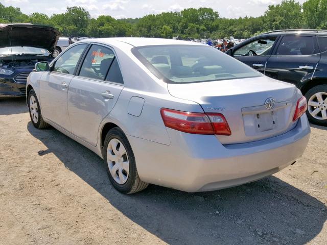 4T1BE46K37U675849 - 2007 TOYOTA CAMRY NEW SILVER photo 3