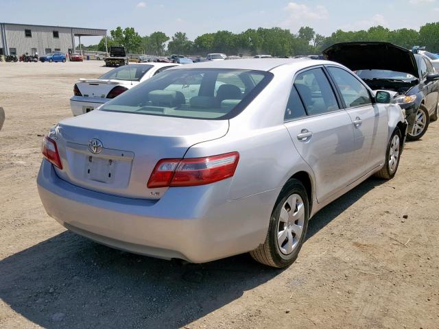 4T1BE46K37U675849 - 2007 TOYOTA CAMRY NEW SILVER photo 4