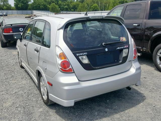 JS2RD62H665351465 - 2006 SUZUKI AERIO SILVER photo 3