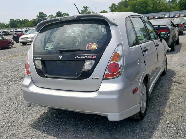 JS2RD62H665351465 - 2006 SUZUKI AERIO SILVER photo 4