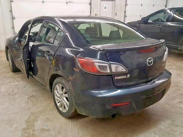 JM1BL1V70C1596852 - 2012 MAZDA 3 I BLACK photo 3