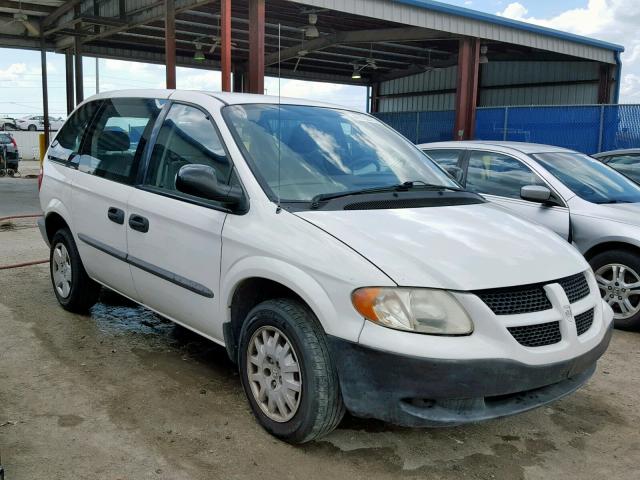 1D4GP21323B334976 - 2003 DODGE CARAVAN C/ WHITE photo 1