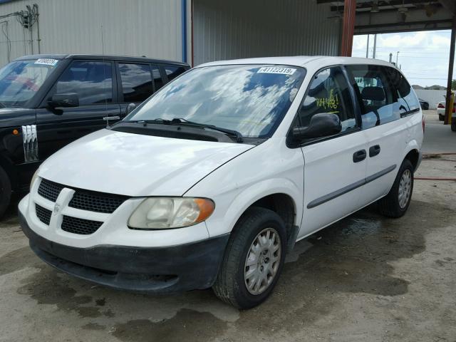 1D4GP21323B334976 - 2003 DODGE CARAVAN C/ WHITE photo 2