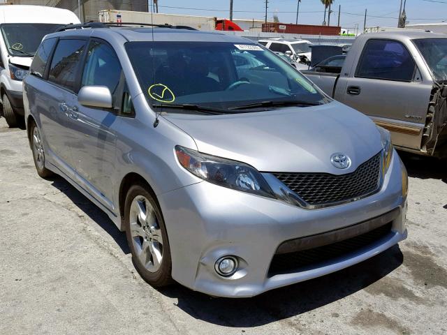 5TDXK3DC7CS243837 - 2012 TOYOTA SIENNA SPO SILVER photo 1