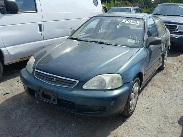 2HGEJ6614XH588112 - 1999 HONDA CIVIC BASE 绿色 照片 2