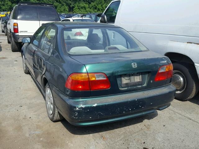 2HGEJ6614XH588112 - 1999 HONDA CIVIC BASE 绿色 照片 3