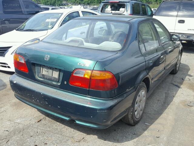 2HGEJ6614XH588112 - 1999 HONDA CIVIC BASE GREEN photo 4