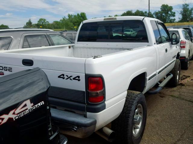 3B7KF2367XG187813 - 1999 DODGE RAM 2500 WHITE photo 4