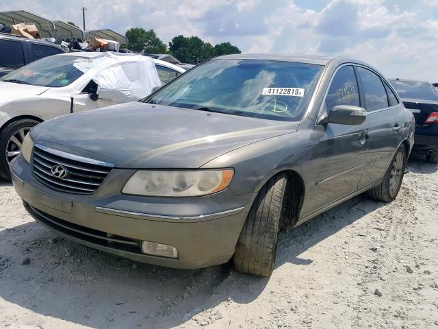 KMHFC46F37A236176 - 2007 HYUNDAI AZERA SE GOLD photo 2