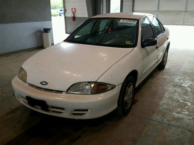 1G1JC524217225059 - 2001 CHEVROLET CAVALIER B WHITE photo 2