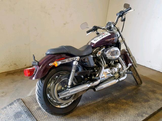 1HD1CGP1X6K459020 - 2006 HARLEY-DAVIDSON XL1200 C MAROON photo 4