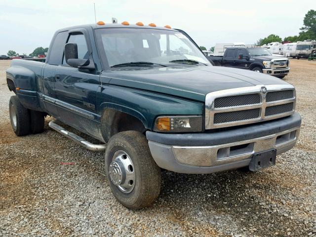 1B7MF336X1J605365 - 2001 DODGE RAM 3500 GREEN photo 1