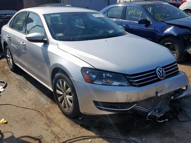 1VWAH7A35CC061682 - 2012 VOLKSWAGEN PASSAT S SILVER photo 1