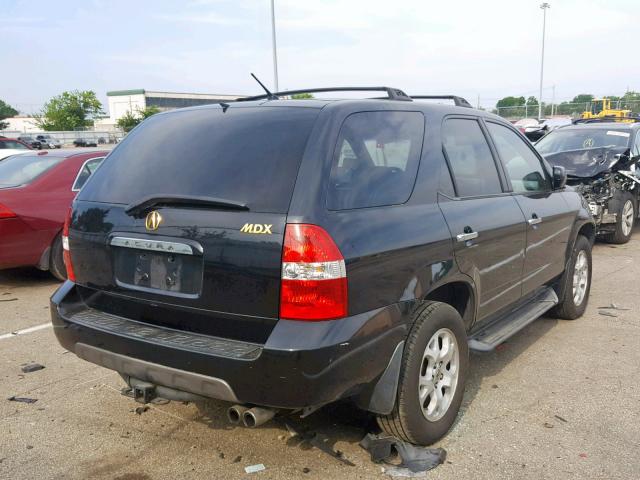 2HNYD18621H536218 - 2001 ACURA MDX TOURIN BLACK photo 4