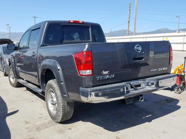 1N6BA0EC9BN302530 - 2011 NISSAN TITAN S GRAY photo 3