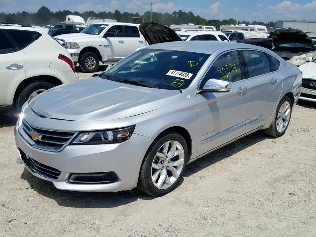 1G1125S35JU150787 - 2018 CHEVROLET IMPALA PRE SILVER photo 2