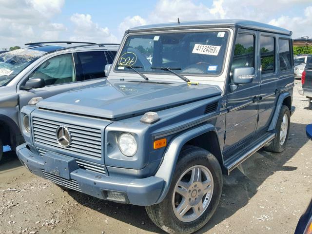 WDCYR49E95X162569 - 2005 MERCEDES-BENZ G 500 GRAY photo 2