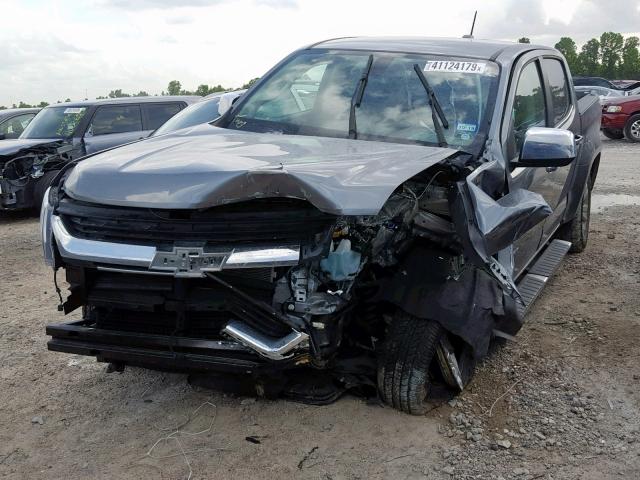 1GCGSCEA2J1135648 - 2018 CHEVROLET COLORADO L GRAY photo 2