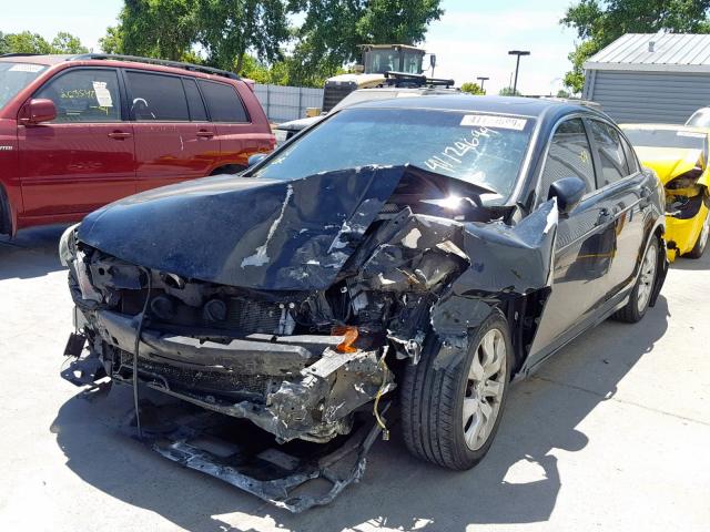 1HGCP26889A108280 - 2009 HONDA ACCORD EXL BLACK photo 2