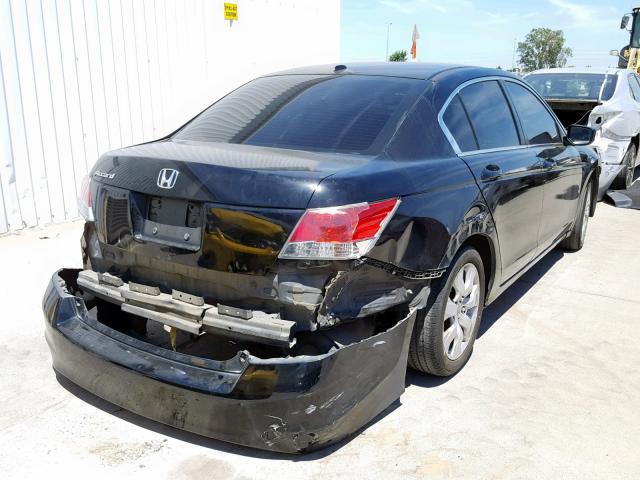 1HGCP26889A108280 - 2009 HONDA ACCORD EXL BLACK photo 4