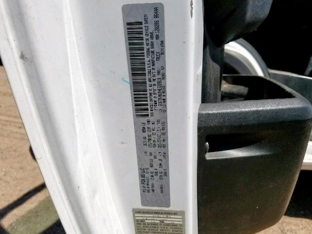 3C6TRVNG9HE522819 - 2017 RAM PROMASTER WHITE photo 10