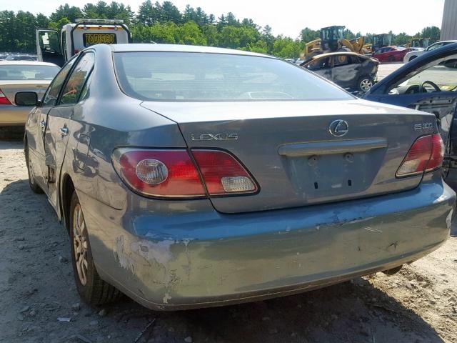 JTHBF30G530089430 - 2003 LEXUS ES 300 GREEN photo 3