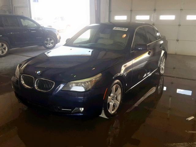 WBANV93548CZ63879 - 2008 BMW 535 XI BLUE photo 2