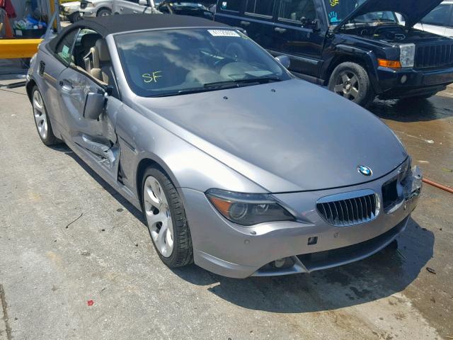 WBAEK734X4B260498 - 2004 BMW 645 CI AUT GRAY photo 1