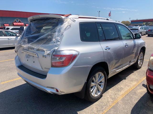 JTEJW3EH9A2047628 - 2010 TOYOTA HIGHLANDER SILVER photo 2