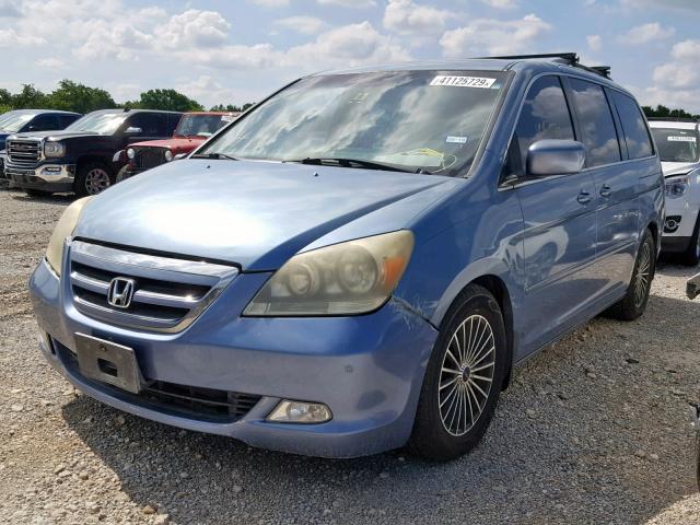 5FNRL38855B062769 - 2005 HONDA ODYSSEY TO BLUE photo 2