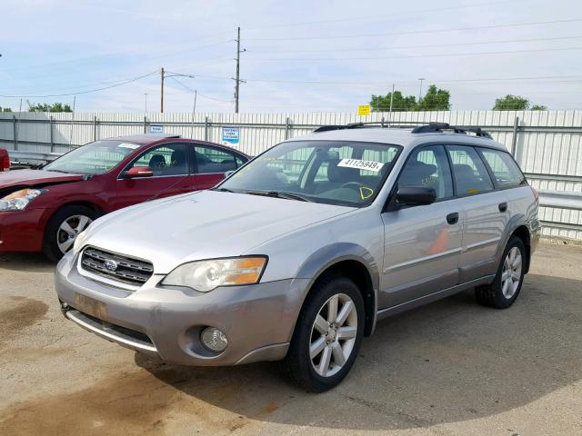 4S4BP61C377338120 - 2007 SUBARU LEGACY OUT SILVER photo 2