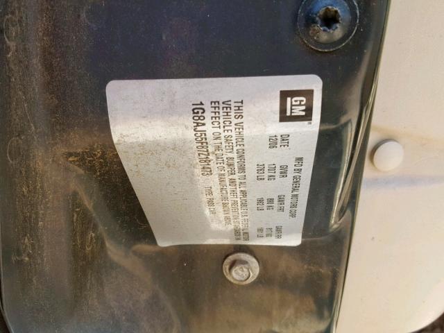 1G8AJ55F87Z181473 - 2007 SATURN ION LEVEL GOLD photo 10