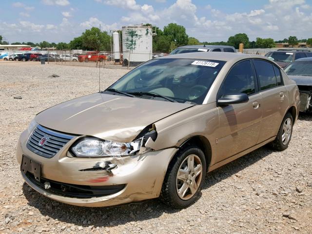 1G8AJ55F87Z181473 - 2007 SATURN ION LEVEL GOLD photo 2
