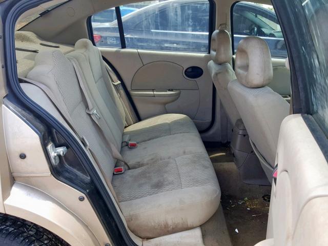 1G8AJ55F87Z181473 - 2007 SATURN ION LEVEL GOLD photo 6