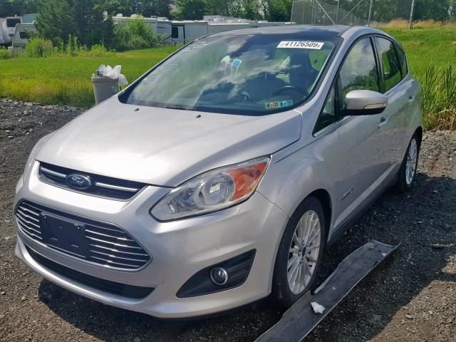 1FADP5BU5DL546376 - 2013 FORD C-MAX SEL SILVER photo 2