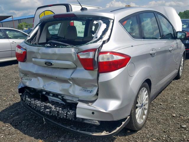 1FADP5BU5DL546376 - 2013 FORD C-MAX SEL SILVER photo 4