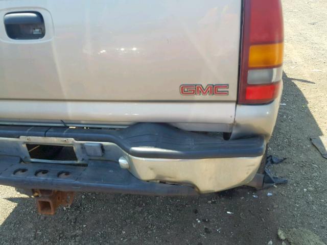 2GTEK19T811394291 - 2001 GMC NEW SIERRA BEIGE photo 9