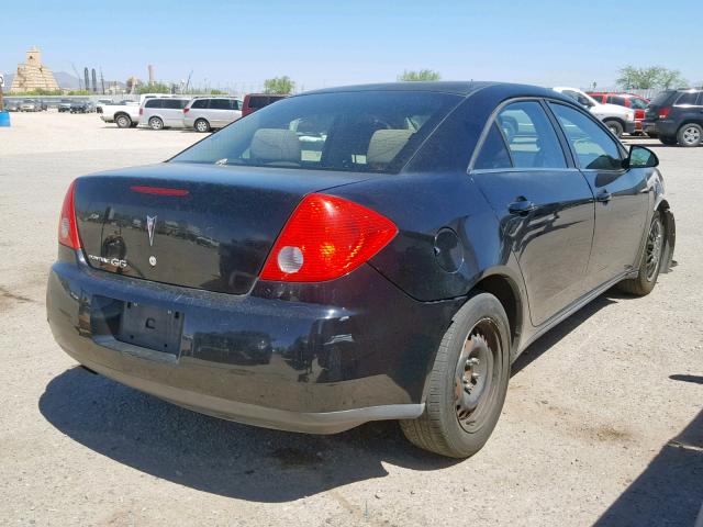 1G2ZF57B184171746 - 2008 PONTIAC G6 VALUE L BLACK photo 4