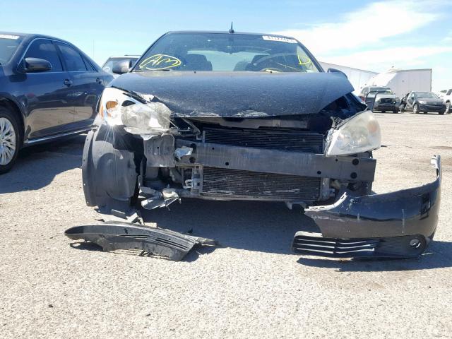 1G2ZF57B184171746 - 2008 PONTIAC G6 VALUE L BLACK photo 9