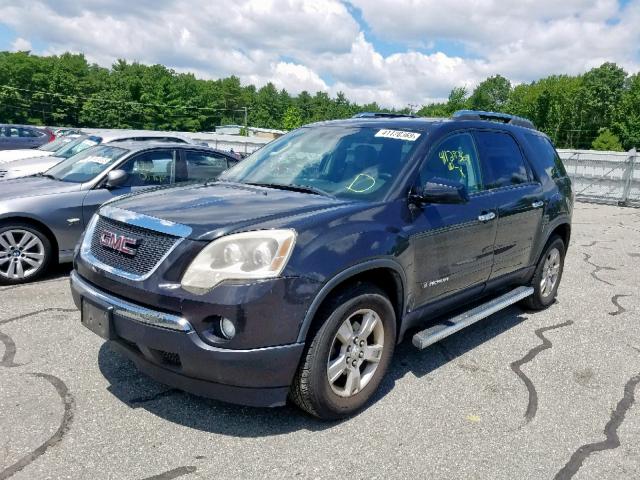 1GKEV13767J111909 - 2007 GMC ACADIA SLE CHARCOAL photo 2