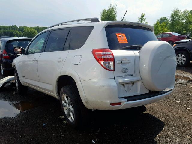 2T3BK31V59W004312 - 2009 TOYOTA RAV4 LIMIT WHITE photo 3