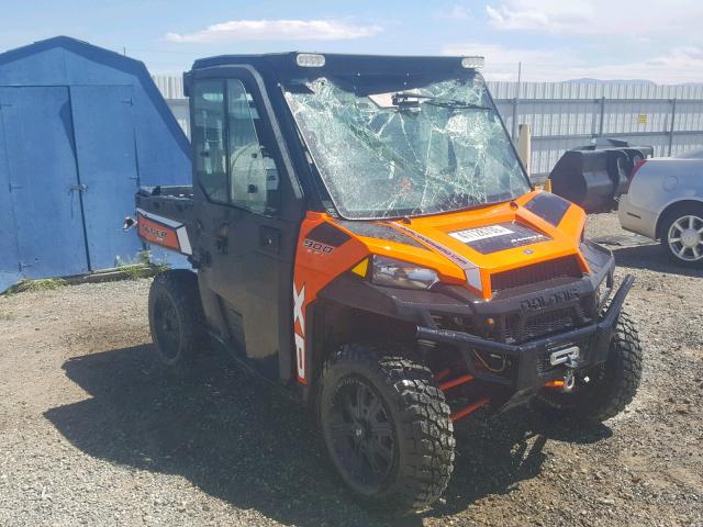 4XAUH9EA7DB606090 - 2013 POLARIS RANGER 900 ORANGE photo 1