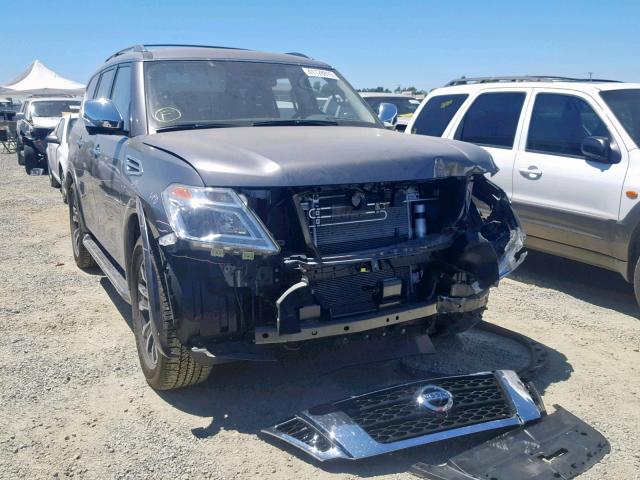 JN8AY2ND4KX009531 - 2019 NISSAN ARMADA SV GRAY photo 1